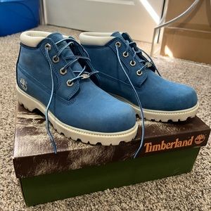 Women’s Timberland Blue Leather Boots